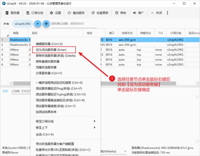 最新v2rayN使用教程配置从入门到精通-30